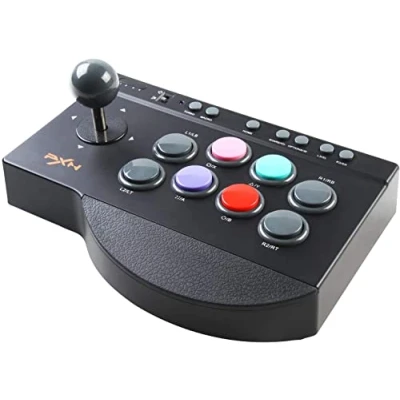 Imagen de PXN 0082 Arcade Stick PC Street Fighter USB para PS3/PS4/Xbox One/Xbox Series X/S/Switch/Window