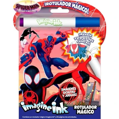 Imagen de Spider Man: Cruzando el Multiverso. rotulador mágico: Libro de colorear y actividades con mágico