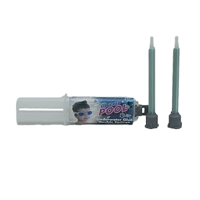Imagen de Silvered Pool Pegamento Adhesivo subacuático Especial pega gresite piscinas blanco 24 ml