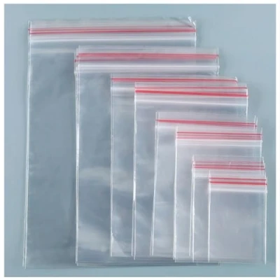Imagen de huruirui Bolsas Plastico Pequeñas,6x9cm Autocierre Transparente Que se Pueden Volver a Sellar,Bolsas Zip Pequeñas,Bolsitas Pequeñas Adecuadas Para Bolsitas de Nuez 500pcs