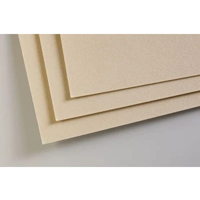 Imagen de Clairefontaine 696170C Paquete de Papel Pastelmat 5 Hojas Cartulina Especial para Pasteles Secos A3 29,7x42 cm 360g Arena