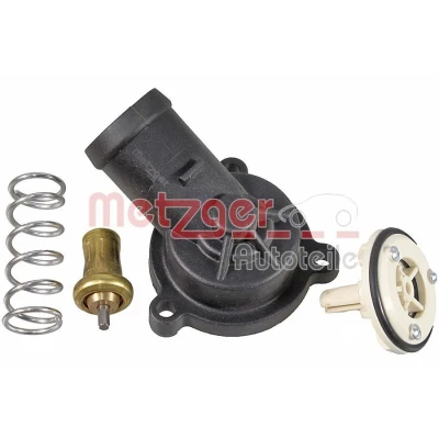 Imagen de METZGER 4006476 Termostato, refrigerante 105 con muelle, junta tapa izquierda VOLKSWAGEN: Golf 5, Polo IV Hatchback, Plus / Crossgolf