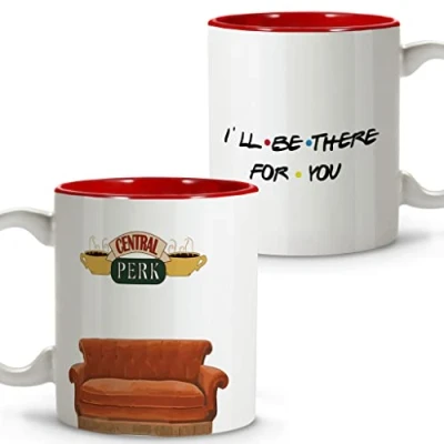 Imagen de LolaPix Taza Friends. Tazas Originales para Regalar. Regalos Frikis. Cerámica. 330ml. Friends There for you