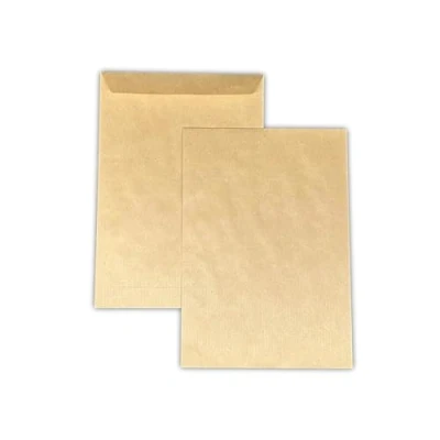 Imagen de 100 Gran A4 bolsa de correo sobres C4 BROWN 90g tamaño del papel 229 x 324 mm