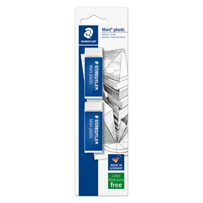 Imagen de Staedtler 52650BK2DA Goma de borrar (2 unidades)
