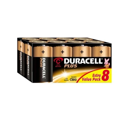 Imagen de Duracell Plus pilas C Paquete de 8