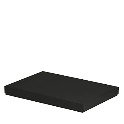 Imagen de Rössler Papier 13521453700 Caja de cartón Boxline, rectangular, apta para DIN A4, negra, 1 unidad