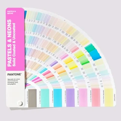 Imagen de PANTONE Guía de pasteles y neones Recubierto sin revestimiento más colores te dan opciones para gráficos que destacan GG1504C