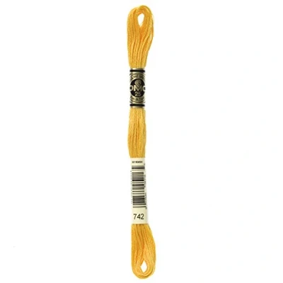 Imagen de DMC Hilo Mouliné®100% algodón Apto para todas las técnicas y todos los soportes, ideal punto de cruz Ovillos 8 m 6 hebras, disponible en 500 colores
