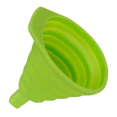 Imagen de Fackelmann embudo Plegable Silicona 8,5x3,5 10cm, flexible (color: verde), cantidad: 1