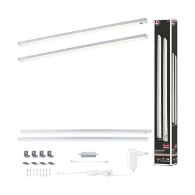 Imagen de Paulmann lámpara bajo mueble Inline starter set de 2 cromo 55 cm 830