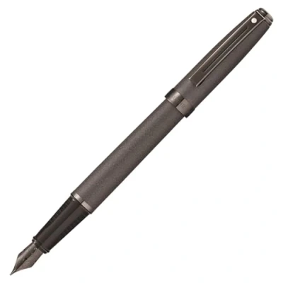 Imagen de Sheaffer Prelude Matte Gun Metal Fountain Pen with Tone PVD Fine Nib