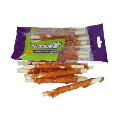 Imagen de Comida Seca para Perros Braaaf Rollsticks Chicken 12 cm
