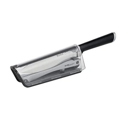 Imagen de Cuchillo Tefal Ever Sharp K2569004, Acero inoxidable, 16.5 cm, Inox + Funda afiladora