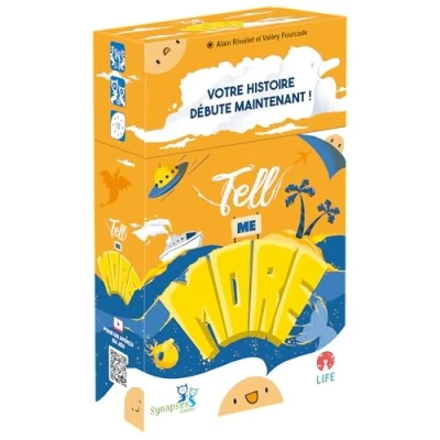 Imagen de Asmodee Instaplay Tell me More Juegos de Mesa Juego Cartas Ambiente cooperativo para Adultos y niños 10 años 3 a 8 Jugadores Versión Francesa