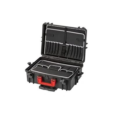 Imagen de Parat Protect 34 S Roll 6505000391 Maletín de herramientas (polipropileno, impermeable, compartimento para documentos, superficie suave al tacto, con ruedas)