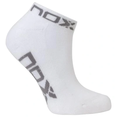 Imagen de NOX Pack calcetines técnicos TOBILLEROS pinkies blanco/gris