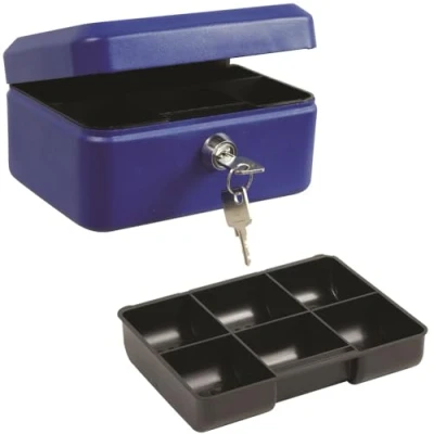 Imagen de Reskal Caja de metal (8 x 15,2 11,5 cm), color azul