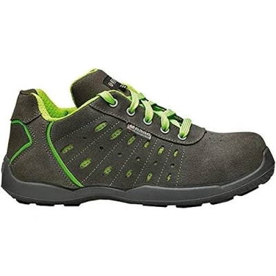 Imagen de BASE, Ace, zapato de seguridad, Record, color gris y verde, S1P SRC, talla 47