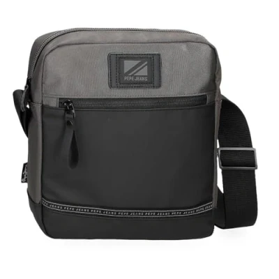 Imagen de Pepe Jeans Stratford Bandolera Portatablet Gris 23x27x7 cms Poliéster