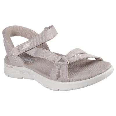 Imagen de Skechers GO Walk Flex Sandal Illuminate, Sandalia Mujer, Taupe, 42 EU
