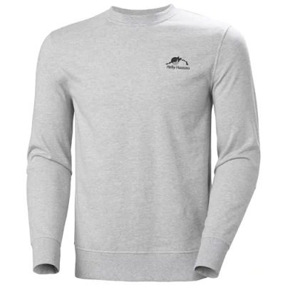 Imagen de Helly Hansen Nord Graphic Crew Sudadera, Hombre, 952 Grey Melange, XL