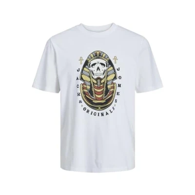 Imagen de Jack &amp; Jones Jorheavens CREW NECK Camiseta estampada, Hombre, Talla: XS, Bright white