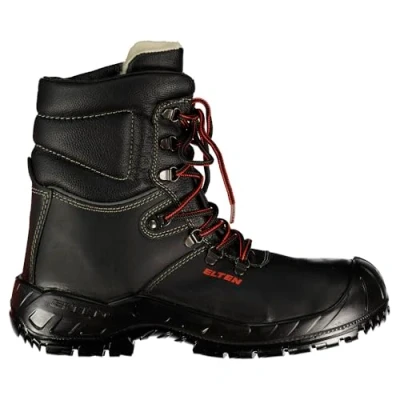 Imagen de Zapatos de seguridad ELTEN, invierno RENZO Winter S3 CI, mujeres y hombres, cuero, puntera acero, ligero, robusto, negro, tamaño: 41