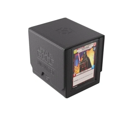 Imagen de Gamegenic Star Wars Unlimited Deck Pod ¡Lleva tu Experiencia de Juego a un Nuevo Nivel! Caja para Mazos Premium Caben 60 Cartas con Doble Funda Diseñado TCG Negro