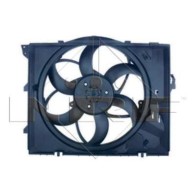 Imagen de NRF 47862 Ventilador de radiador 488 12 400 con bastidor (armazón), Motor sin escobillas unidad control