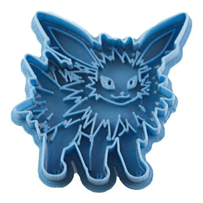 Imagen de Cuticuter Jolteon Pokémon Cortador de Galletas, Plástico, Azul, 8x7x1.5 cm