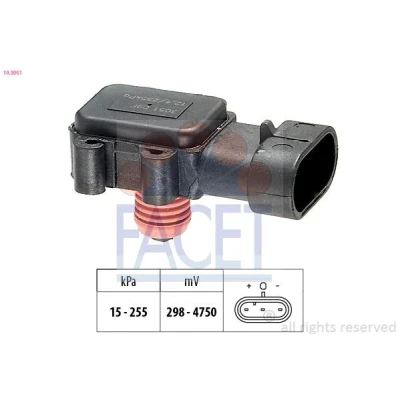 Imagen de FACET 10.3051 Sensores 15 255 Made in Italy OE Equivalent RENAULT: ESPACE 4, LAGUNA 2