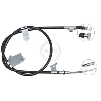 Imagen de A.B.S. K11738 Cable de Freno Mano 1433 Tambor para dirección izquierda/derecha NISSAN: MICRA 2