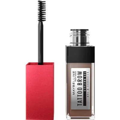 Imagen de Maybelline New York Tattoo Brow Gel, Cejas Rellenas a prueba de Todo en 1 paso, Tono 255 Soft Brown