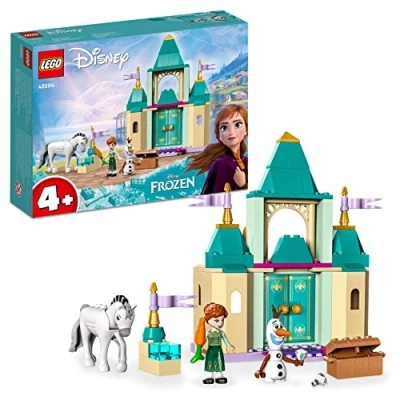 Imagen de LEGO 43204 Disney Frozen Castillo de Juegos Anna y Olaf, Juguetes Construcción con Caballo para Niñas Niños 4 Años o Más, Princesas
