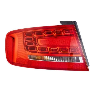Imagen de HELLA 2VA 010 085 091 Piloto trasero izquierda Parte exterior LED, P21W 12 Rojo con portalámparas, sin bombilla AUDI: A4 B8 Berlina
