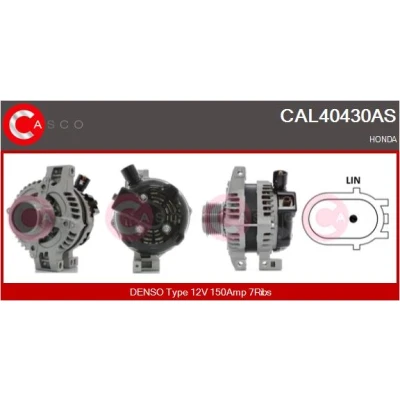 Imagen de CASCO CAL40430AS Alternador 12V 150A HONDA: CR V 4
