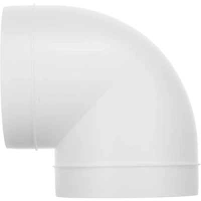 Imagen de Vent Systems Codo de Ø150 mm Conector tubo 90 grados Manguera ventilación redondo flexible Plástico ABS 15 cm