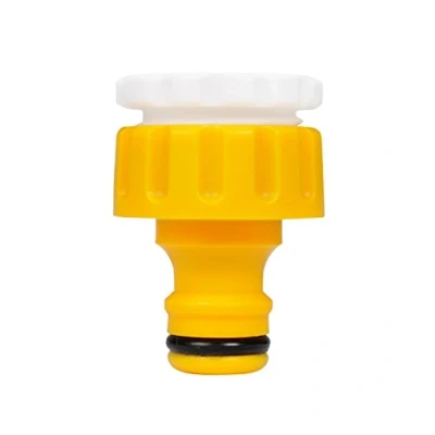Imagen de HOZELOCK conector de grifo exterior ø 21 mm 26,5 (1/2 &quot; 3/4&quot;) : para grifos exteriores roscados, hermético, adaptador conectar una manguera jardín al grifo, fácil y robusto [‎2175P9000]