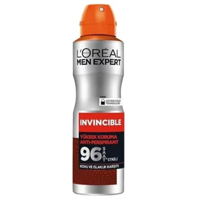 Imagen de MEN EXPERT INVINCIBLE 96H NON STOP SPRAY DEO 150ML