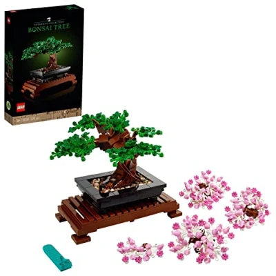 Imagen de LEGO Icons Bonsái, Manualidades para Adultos, Decoración el Hogar DIY, Flores y Plantas Artificiales Colección Botanical como del Oficina, Regalo par Mujeres Hombres 10281