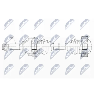 Imagen de Semi eje NTY NPW MA 001