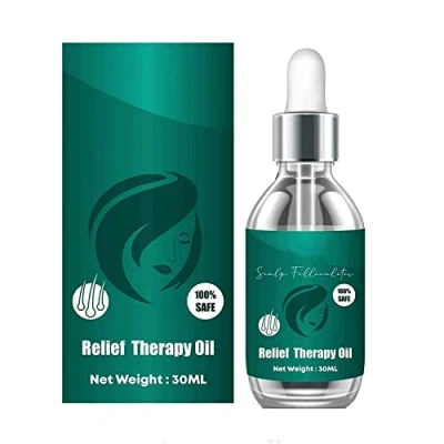 Imagen de ATTDX Aceite de alivio foliculitis del cuero cabelludo GFOUK Tratamiento Remedios naturales cabello y nutritivo
