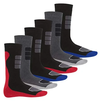 Imagen de Footstar 6 pares de calcetines térmicos con terry 43 46