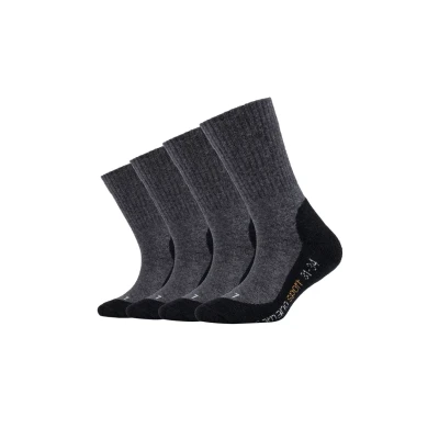 Imagen de camano 4 PACK Calcetines para niños, Talla: 23 26, Black