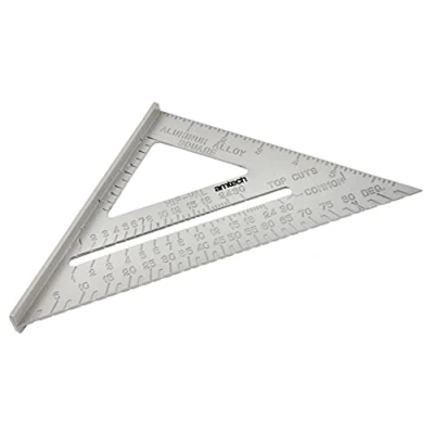 Imagen de Am tech squadra in alluminio professionale, lunghezza 15,2 cm