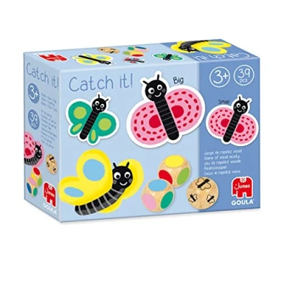 Imagen de Goula Catch It! Butterflies Juego de mesa preescolar agilidad visual para niños a partir 3 años