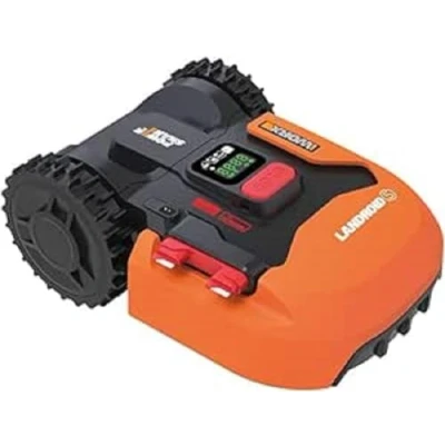 Imagen de WORX Landroid S WR184E Robot cortacésped para jardines de hasta 400 m2 35% inclinación con conexión WiFi y plataforma corte flotante Control por aplicación Programación multizona