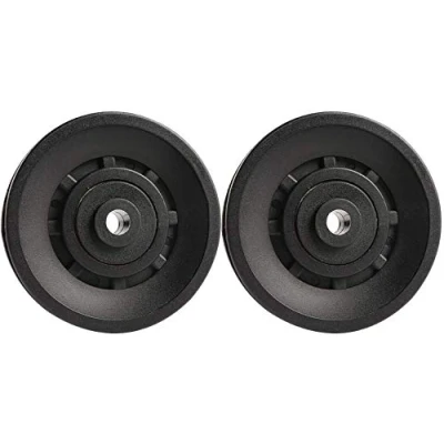 Imagen de NC polea de 90 mm, polea, 2 Piezas cojinete Universal para Gimnasio, Equipo Fitness, Pieza Repuesto, Puerta Garaje, máquina Cable, Cable