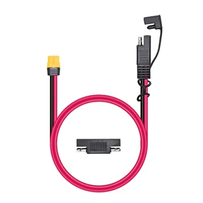 Imagen de adaptador de conector RIIEYOCA SAE a XT60, cable 12 AWG Conexión panel solar SAE, con inverso para estación energía portátil y generador (1M)